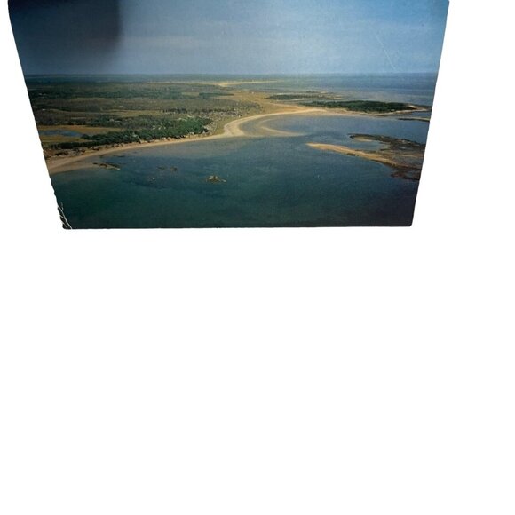 Air Aerial View of Goose Rocks Beach Maine ME Postcard Vintage - Picture 1 of 2